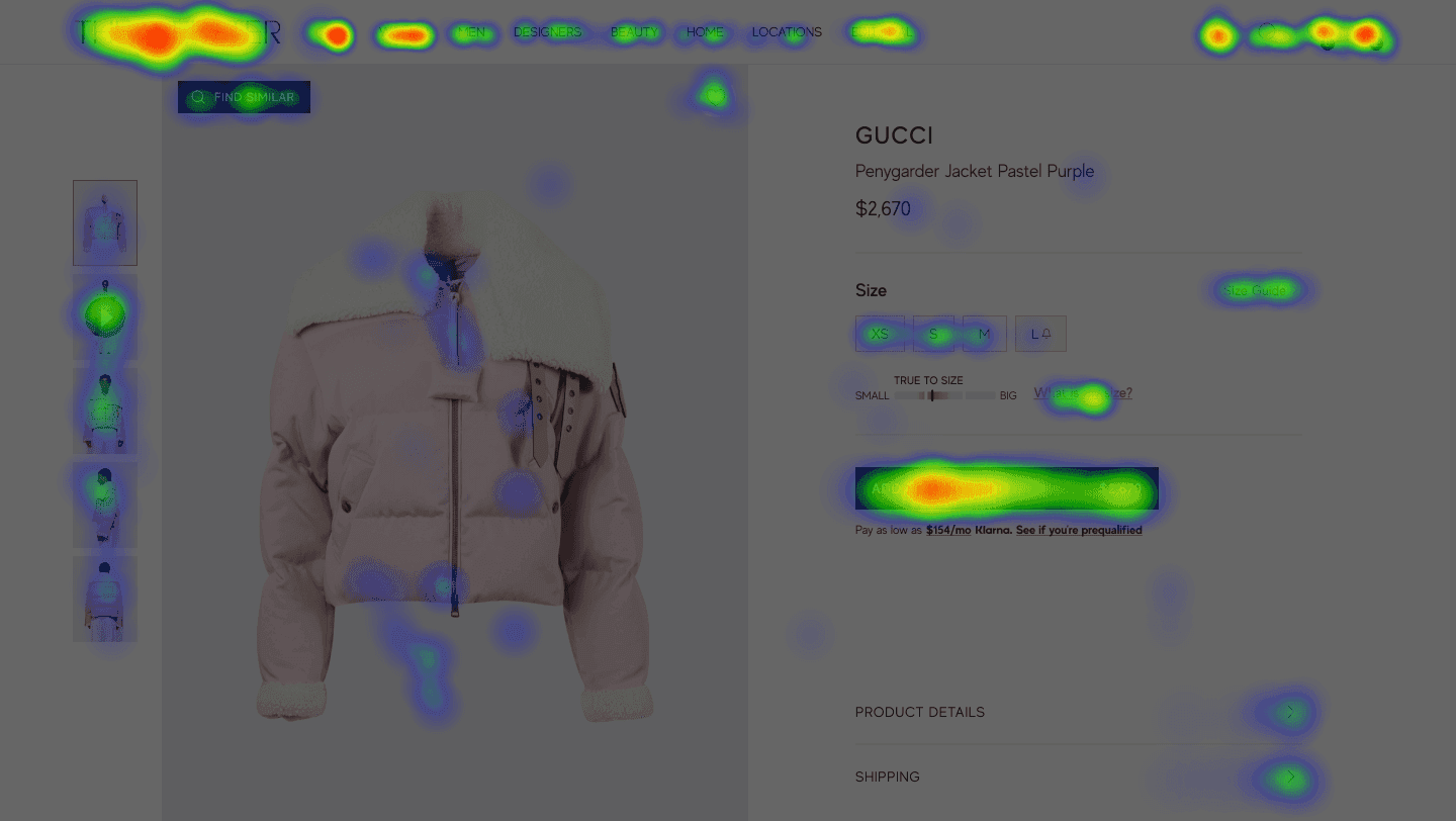 Heat mapping