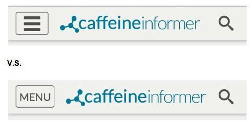 labeled menu vs hamburger menu magento ux design navigation