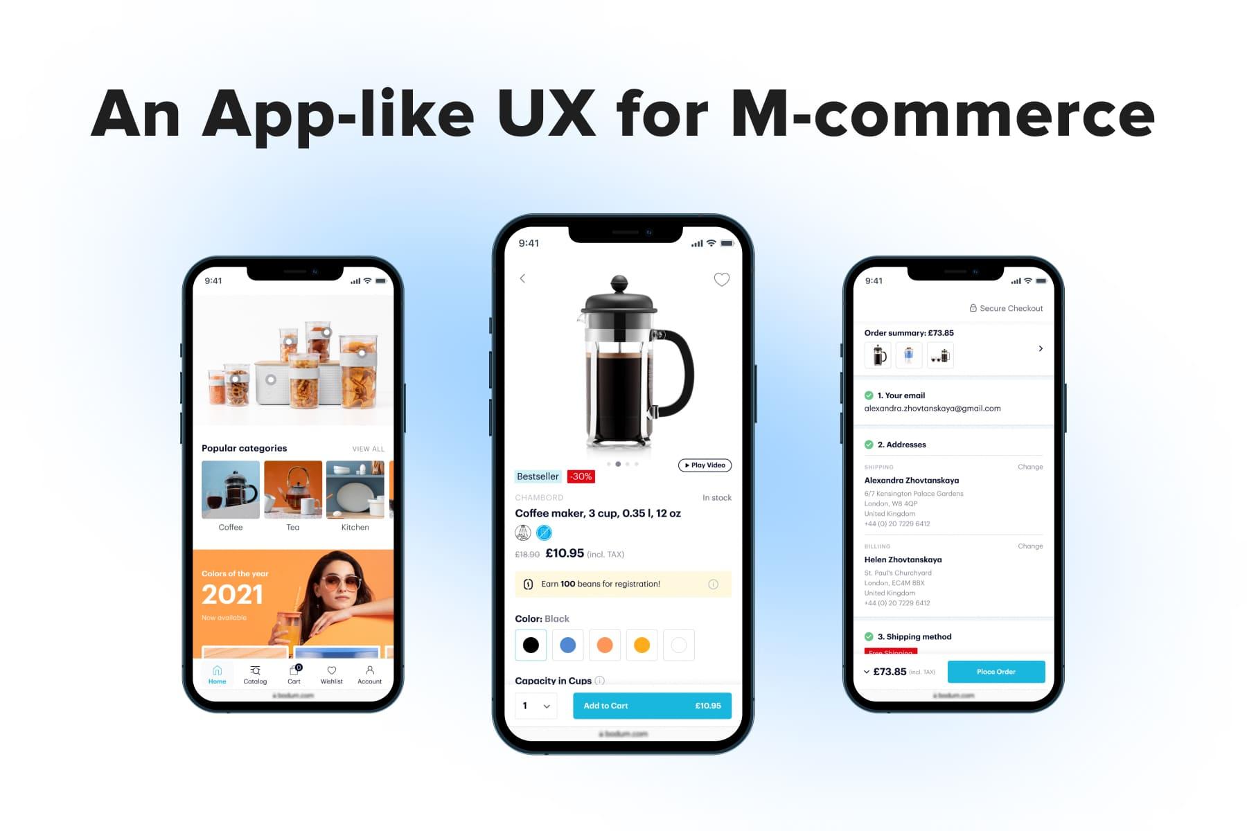 M-Commerce UX: Designing an App-like Experience for Mobile Shopping