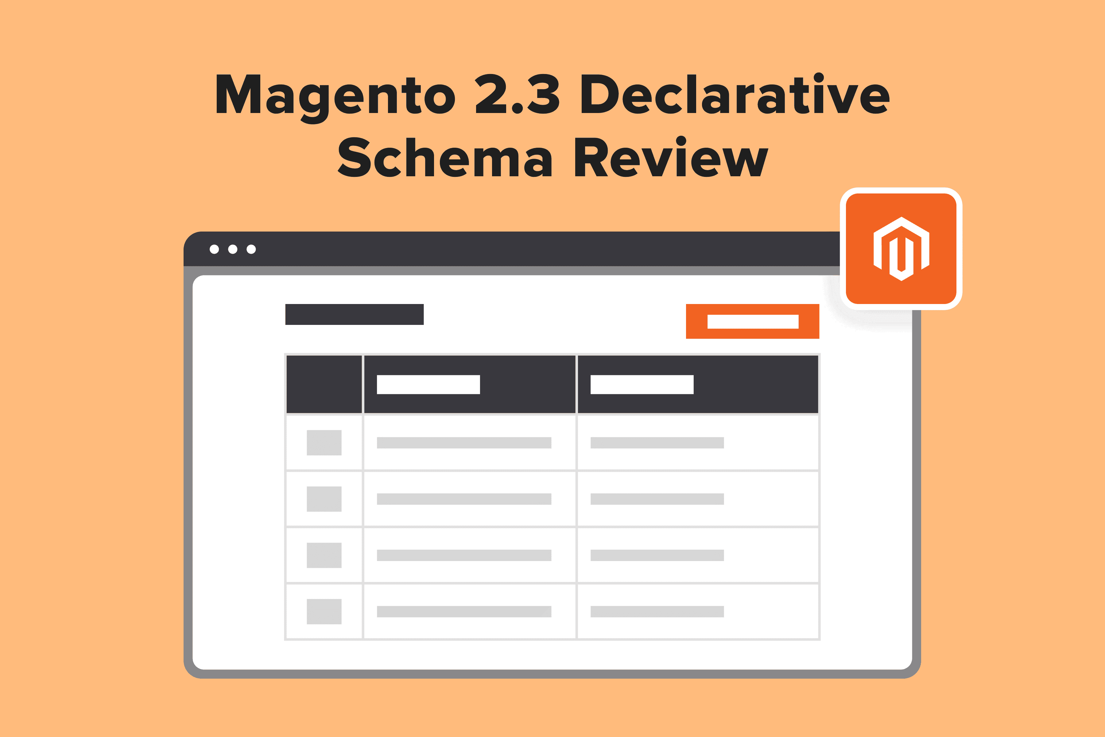 Magento 2.3 Declarative Schema